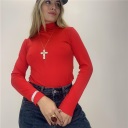 maglia mezzo collo felpata alaska